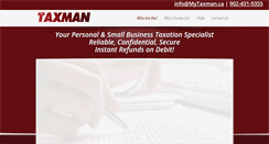 Desktop Screenshot of mytaxman.ca